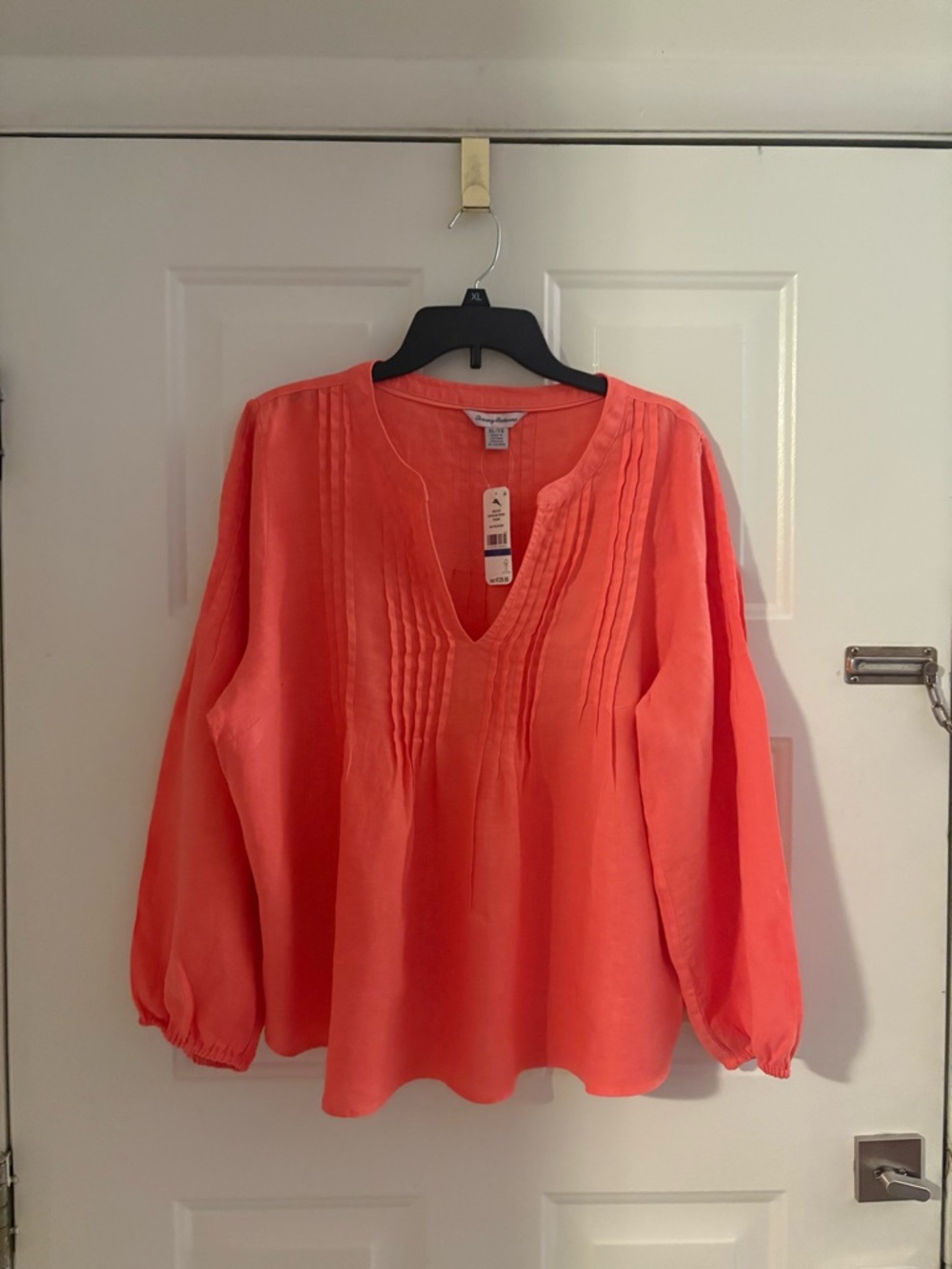 Tommy Bahama Coral Pintuck V-Neck Tunic NWT